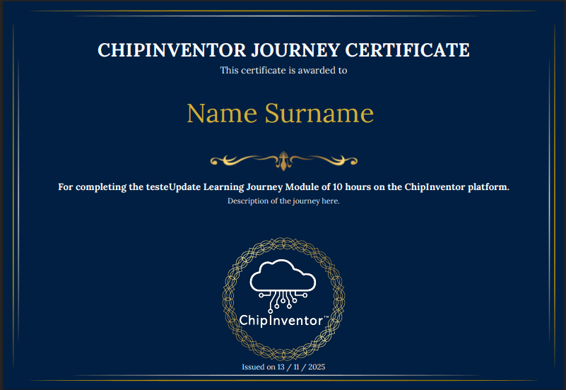 Certificate Front